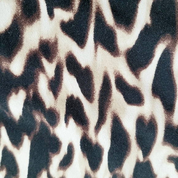 Worthington Woman Stretch Plus Size Short Sleeve Animal Print Blouse Size 1X - Picture 7 of 11